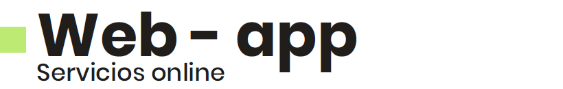 Diseño Web - Servicios Online